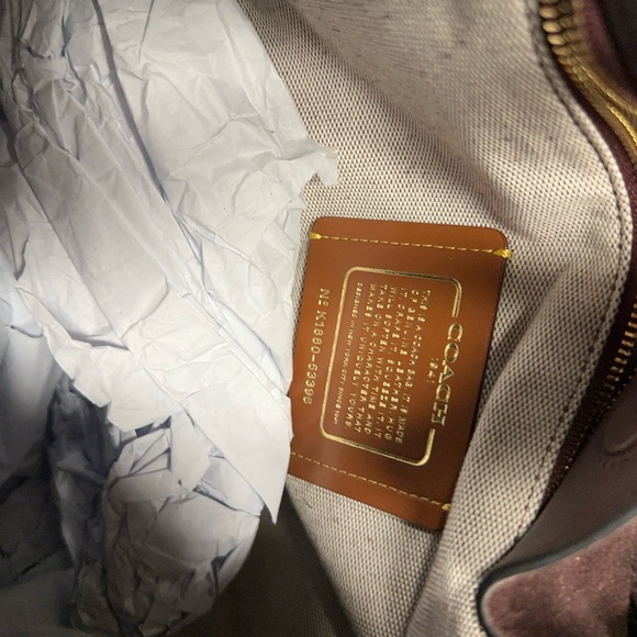 Huge Coach bag. Leather and suede - Picture 8 of 9